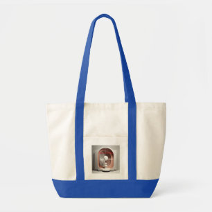 Quiet Geometry in White. Tote Bag