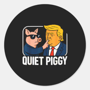 Quiet Ggy  Classic Round Sticker