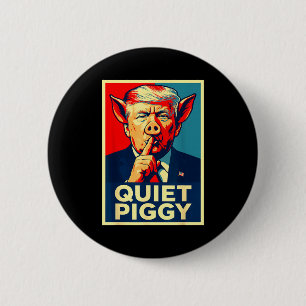 Quiet Ggy Funny Quiet Ggy Retro Vintage 6 Cm Round Badge