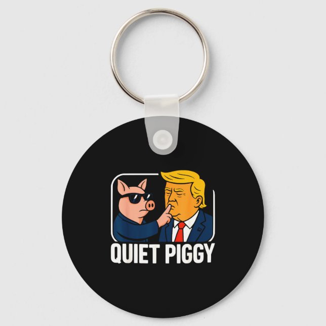 Quiet Ggy  Key Ring (Front)