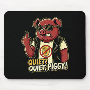 Quiet Ggy Sarcastic Litical Humor Funny Design Gif Mouse Pad