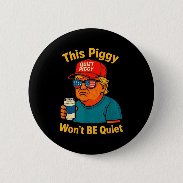 Quiet Ggy Tees Family Friends Funny Design Perfect 6 Cm Round Badge (Front)