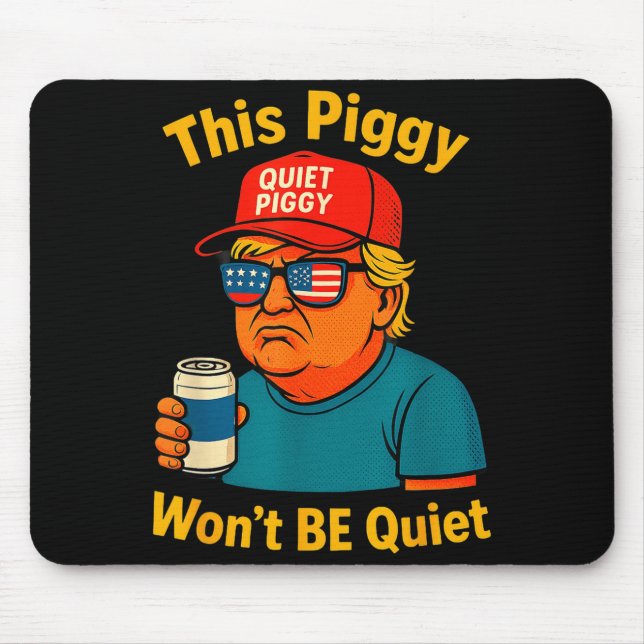 Quiet Ggy Tees Family Friends Funny Design Perfect Mouse Pad (Front)