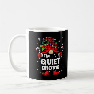 Quiet Gnome Buffalo Plaid Christmas Tree Family Xm Coffee Mug