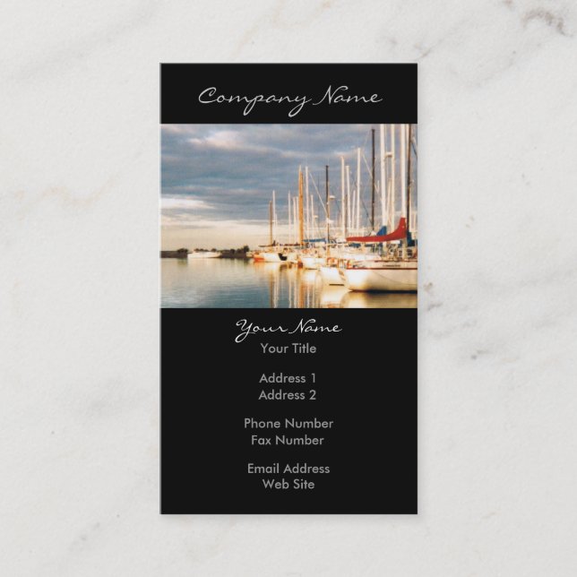 Quiet Harbour Business Card (Front)
