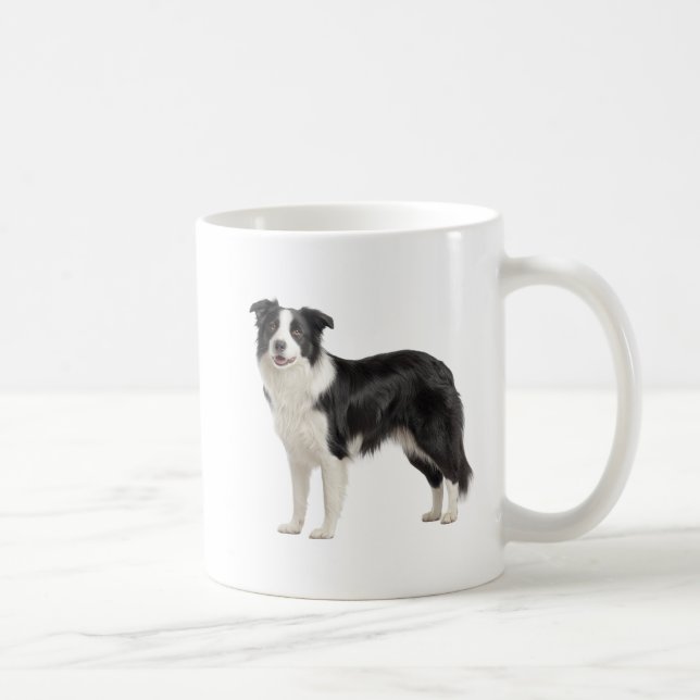 Quiet Intelligence Border Collie Coffee Mug (Right)