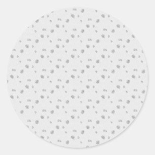 Quiet Luxury Floral Round Rug Classic Round Sticker