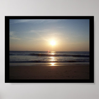 Quiet Morning On The Beach Poster
