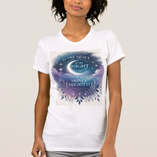 Quiet of Night AI art  T-Shirt