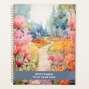 Quiet path through flower forest planner