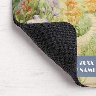 Quiet path through forest mouse pad