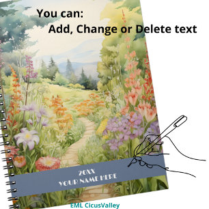 Quiet path through forest notebook