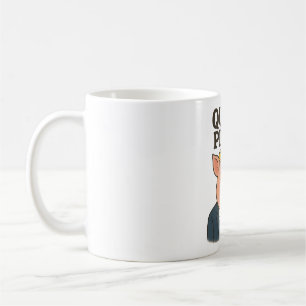 Quiet piggy coffee mug