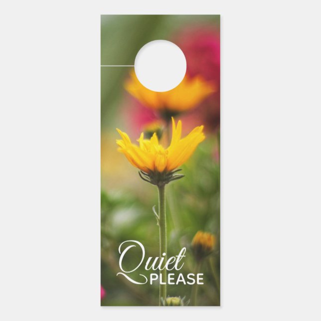 Quiet Please Door Hanger (Front)