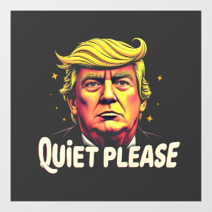 Quiet Please Trump Kamala President Debate 