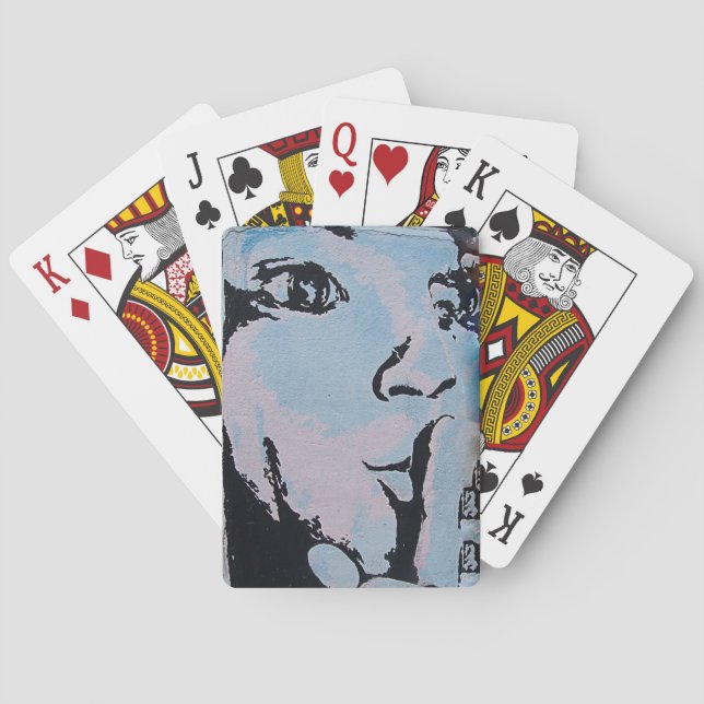 Quiet Poker Face Playing Cards (Back)