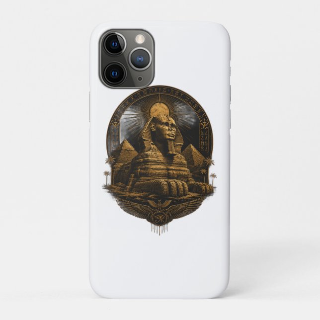 Quiet Power | Great Sphinx Egypt Design Case-Mate iPhone Case (Back)