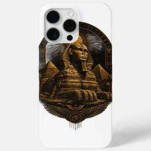 Quiet Power Great Sphinx Egypt Design iPhone 15 Pro Max Case