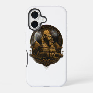 Quiet Power Great Sphinx Egypt Design iPhone 16 Case