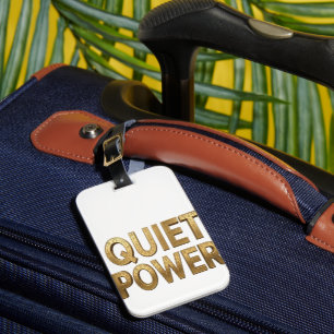 Quiet Power   Great Sphinx Egypt Design Luggage Tag