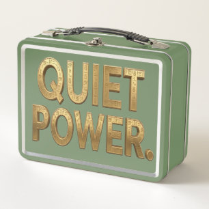 Quiet Power Great Sphinx Egypt Design Metal Lunch Box