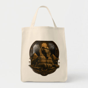 Quiet Power Great Sphinx Egypt Design Tote Bag