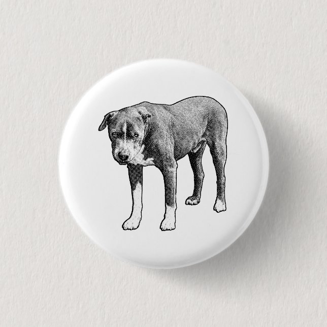 Quiet Pride, Dot Round 3 Cm Round Badge (Front)