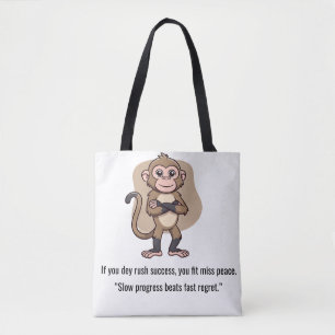 Quiet Progress Monkey – Everyday Tote