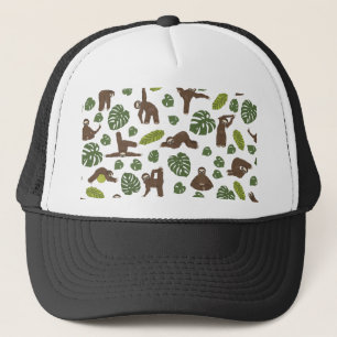 Quiet quitting Lazy Sloth Trucker Hat