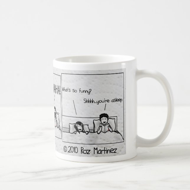 Quiet reading time? coffee mug (Right)