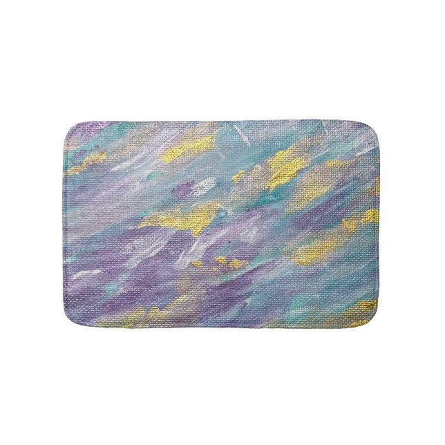 Quiet Reign Modern Art Bath Mat (Front)