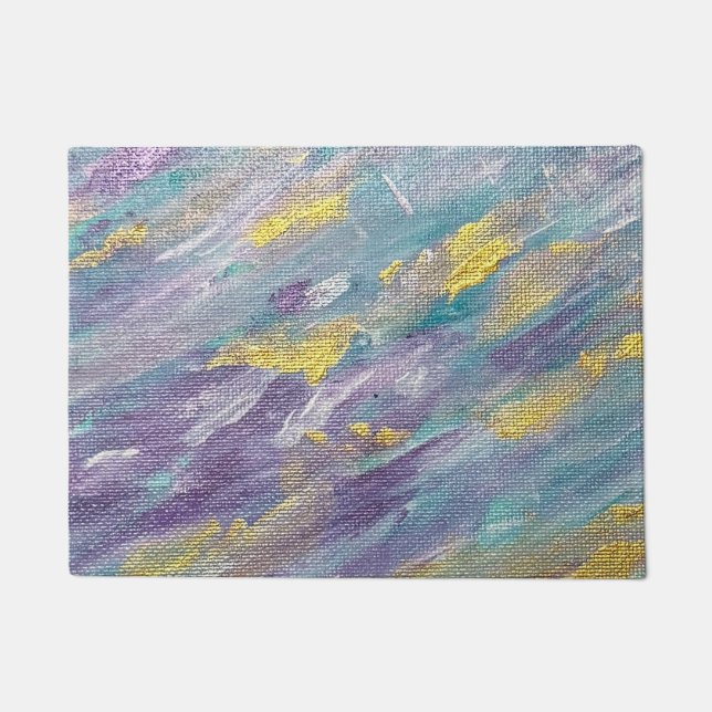 Quiet Reign Modern Art Doormat (Front)