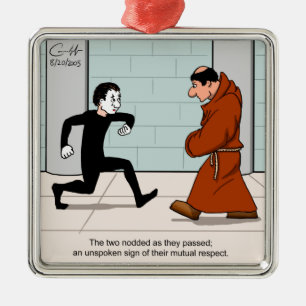 "Quiet Respect" Metal Ornament