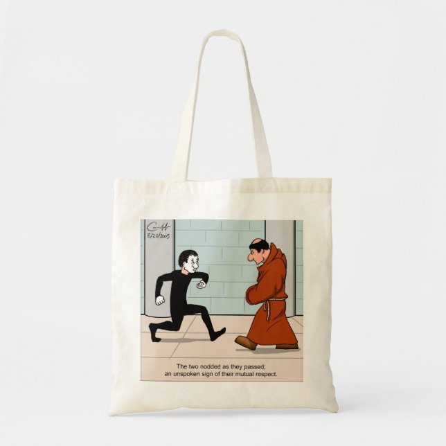 "Quiet Respect" Tote Bag (Front)