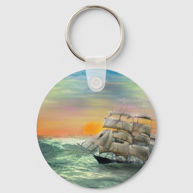 quiet Seas Key Ring (Front)