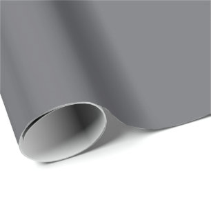 Quiet Shade of Grey Solid Colour Print, Neutral Wrapping Paper