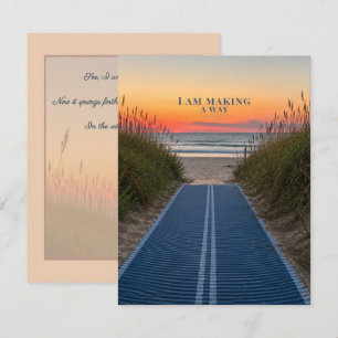 Quiet Shoreline Isaiah 43:19 Coastal Encourage Card