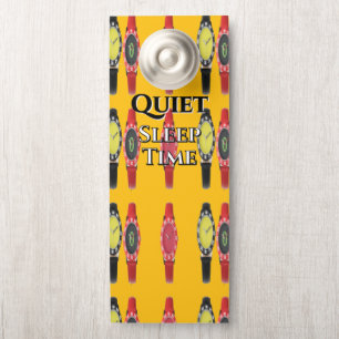 Quiet Sleep Time Door Hanger