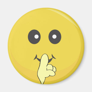Quiet Smile Face Magnet