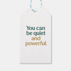 Quiet Strength and Power Gift Tags