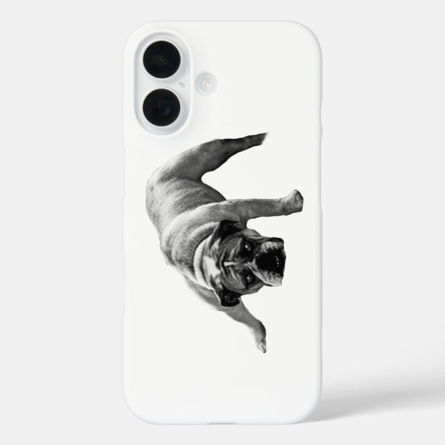 Quiet Strength Bulldog Case (Back)