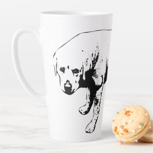 Quiet Strength in Ink Latte Mug