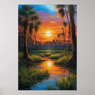 Quiet Swamp Beauty Poster