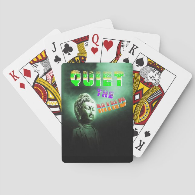 Quiet The Mind Playing Cards (Back)