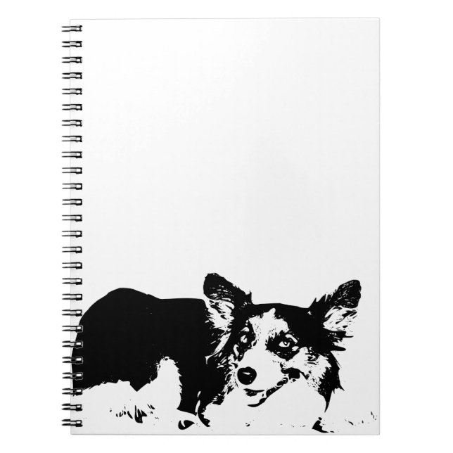 Quiet Thoughts, Corgi Company Notebook (Front)