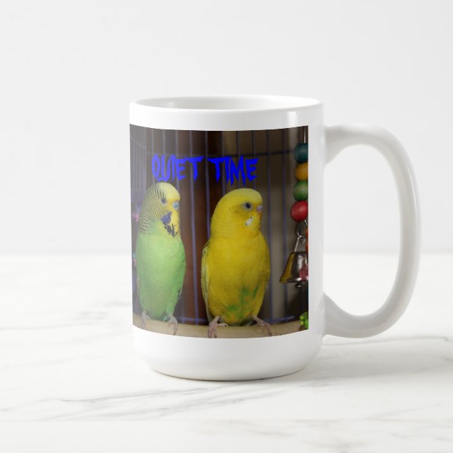 QUIET TIME PARAKEET Mug (Right)