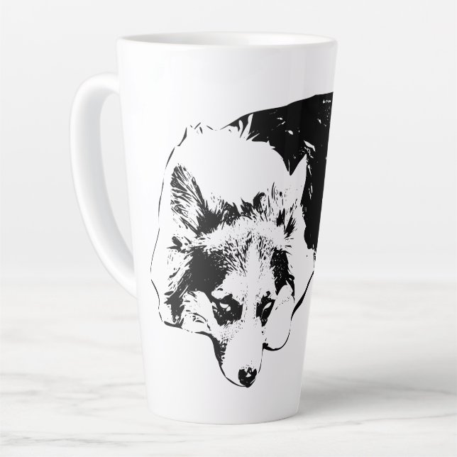 Quiet Vigil Latte Mug (Left Angle)