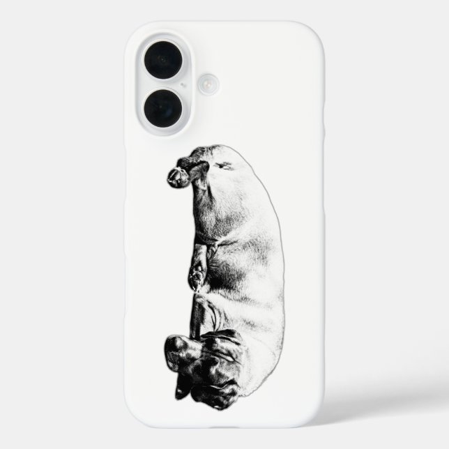 Quiet Watch Dog Phone Case (Back)