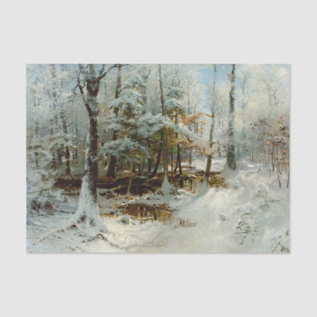  Quiet Winter Afternoon, Decoupage  Tissue Paper (Front)