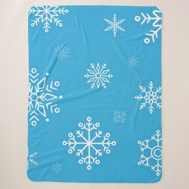 Quiet Winter Mood Sherpa Blanket (Front)